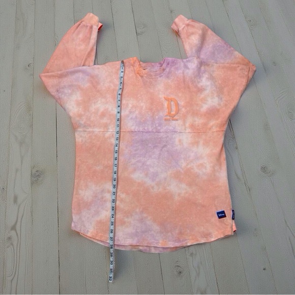 Disneyland Spirit Jersey – Tie-Dye Lightweight Pink Orange Size Medium - Picture 7 of 9
